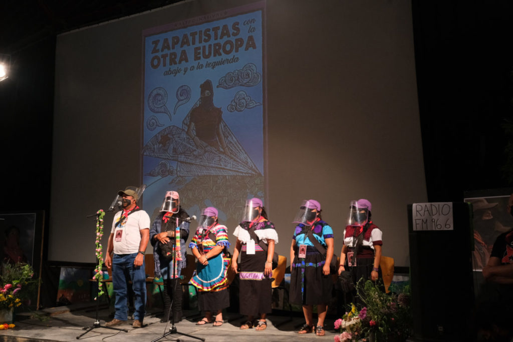 Journée d'accueil de l'escadron 421 zapatiste à la Parole errante